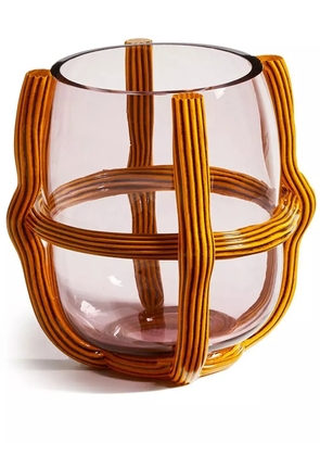 Cassina Sestiere Murano glass vase (26cm) - Yellow