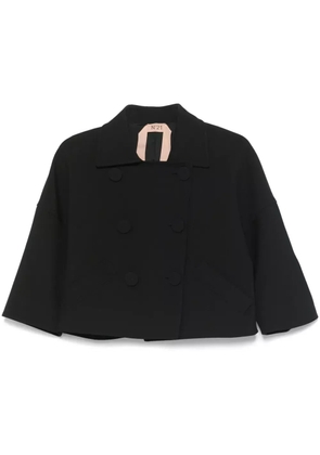 Nº21 double-breasted jacket - Black