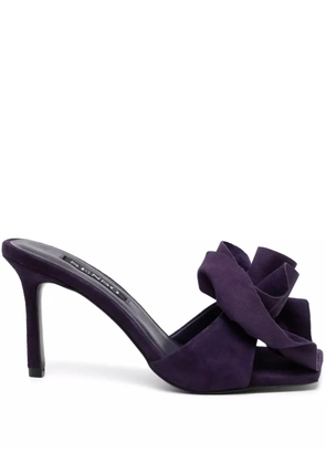 Senso Harlow 85mm floral-appliqué sandals - Purple