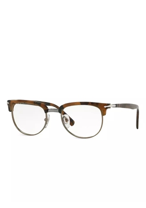 Persol geometric-frame glasses - Brown