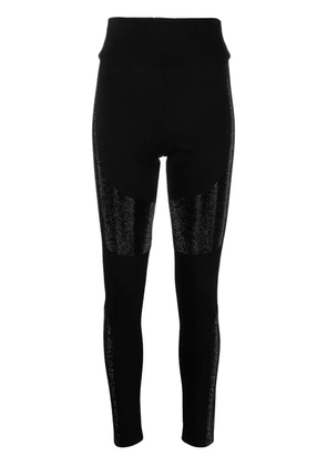 Philipp Plein high-rise embellished leggings - Black