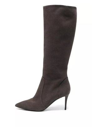 Giuseppe Zanotti Vintage knee-high pointed-toe boots - Grey