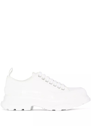 Alexander McQueen Tread Slick cotton sneakers - White