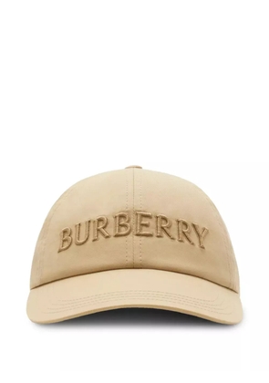 Burberry gabardine baseball cap - Neutrals