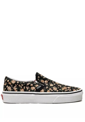Vans Classic slip-on 'Rose Dreams' sneakers - Black