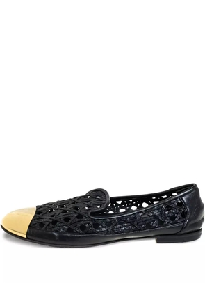 Giuseppe Zanotti Vintage open-weave loafers - Black