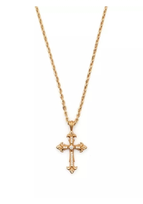 Emanuele Bicocchi Fleury cross-pendant necklace - Gold