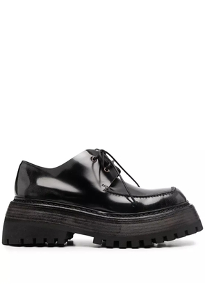 Marsèll Quadrarmato leather derby shoes - Black