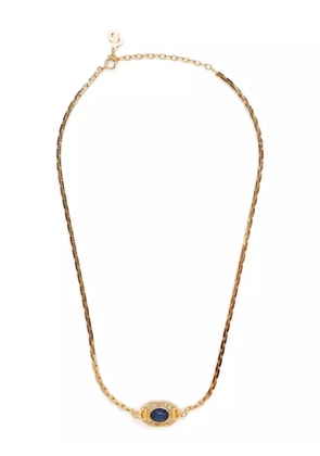 Christian Dior Pre-Owned rhinestone-embellished necklace - Gold