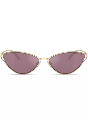 Tiffany & Co Eyewear cat-eye frame tinted-lenses sunglasses - Gold