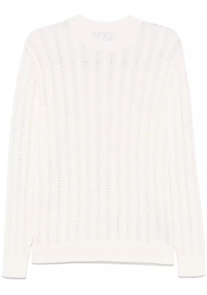 Eleventy open-knit sweater - White