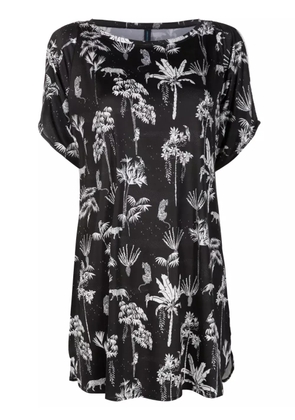Lygia & Nanny Allat botanical-print tunic dress - Black