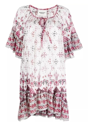 MARANT ÉTOILE Loane mini dress - White