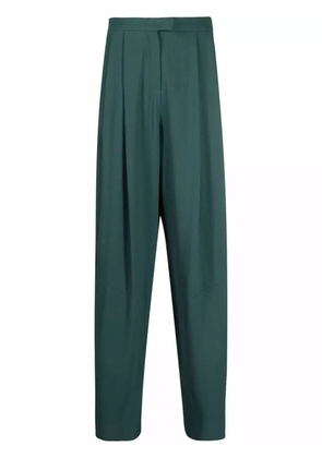 Emporio Armani tapered-leg trousers - Green