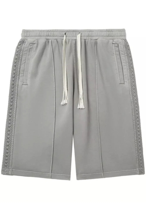FIVE CM elasticated-waist cotton shorts - Grey