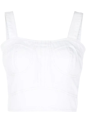 Lethicia Bronstein Ana corset crop top - White