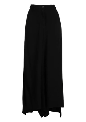 Masnada wide-leg high-waist trousers - Black