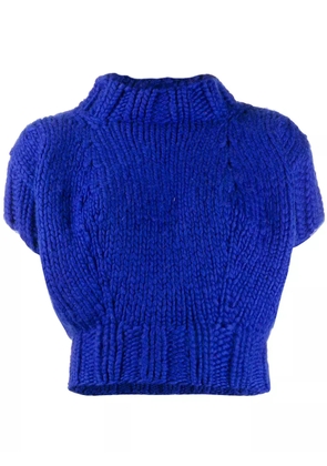 Junya Watanabe Comme des Garçons Pre-Owned 1997's knitted top - Blue