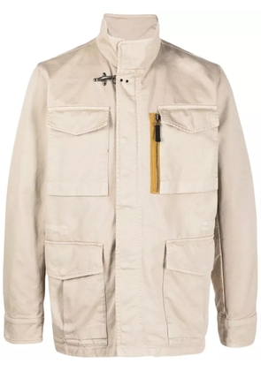 Fay multiple-pocket field jacket - Neutrals