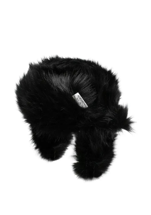 Ruslan Baginskiy faux-fur ear flaps hat - Black