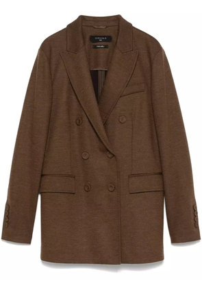 Circolo 1901 double-breasted blazer - Brown