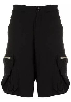 Amir Slama zip-pocket cargo shorts - Black