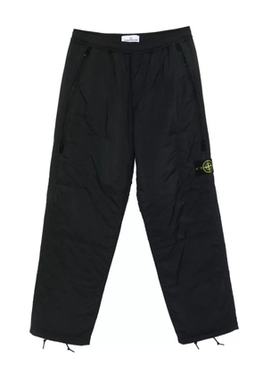 Stone Island zip-pocket trousers - Black