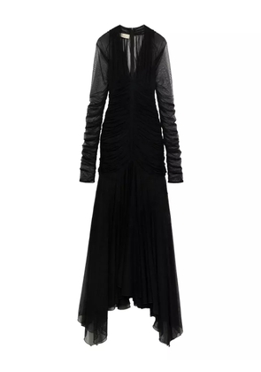 Blumarine ruched tulle dress - Black