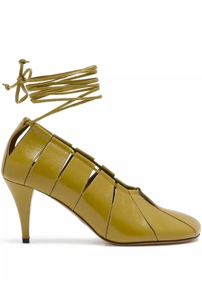 Proenza Schouler leather heeled pumps - Green
