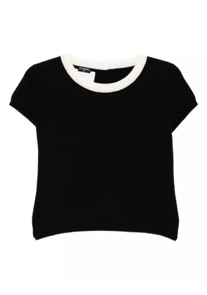 CHANEL Pre-Owned 1995 short-sleeved top - Black