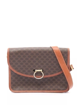 Celine Pre-Owned 2000s Macadam shoulder bag - Brown