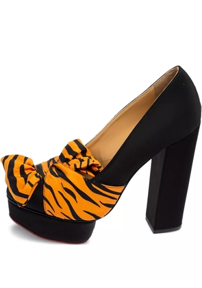 Charlotte Olympia pre-owned 140mm Dolly platform pumps - Black