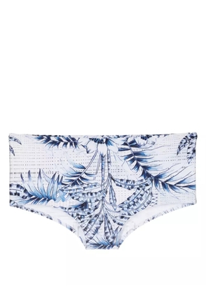Lygia & Nanny Copacabana botanical-print swimming trunks - Veredas