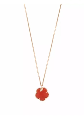 Pasquale Bruni 18kt rose gold Petit Joli carnelian and diamond necklace - Pink