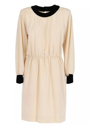 Saint Laurent Pre-Owned 1980s wool dress - Neutrals