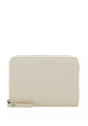 GIANNI CHIARINI grained-leather wallet - Neutrals