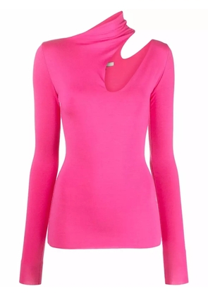 MANURÍ Bambina cut-out detail blouse - Pink