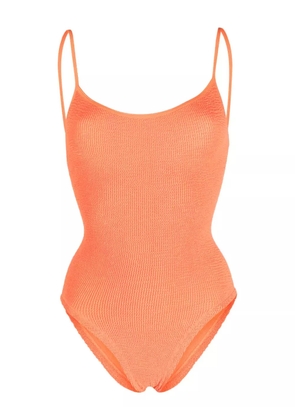 Hunza G Pamela Swim crinkled swimsuit - Orange