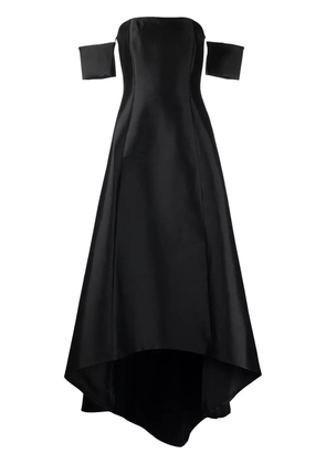 Sachin & Babi Agyness Hi-Lo strapless gown - Black