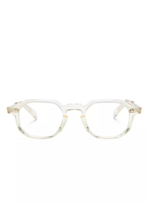 Cutler & Gross geometric-frame glasses - Yellow