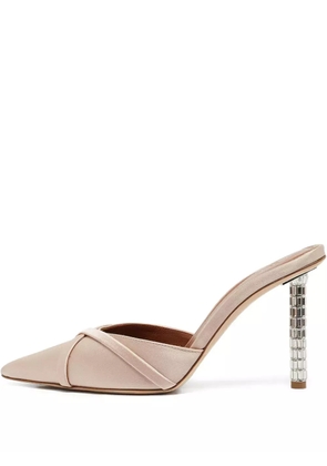 Malone Souliers pre-owned 100mm Josephine mules - Neutrals