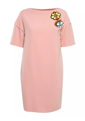Moschino Pre-Owned appliqué-detail dress - Pink