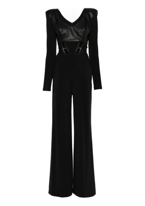 MITILIANE COUTURE piercing-detailing panelled jumpsuit - Black