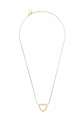 Christian Dior Pre-Owned rhinestone-embellished necklace - Gold