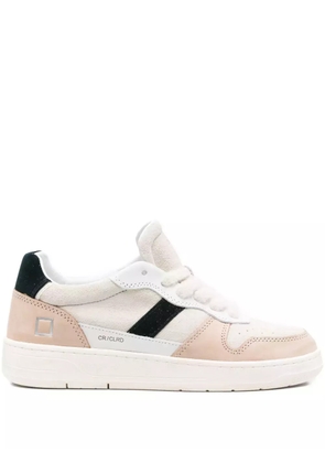 D.A.T.E. suede-panelled sneakers - Pink