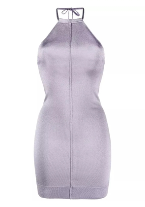 1017 ALYX 9SM knitted halterneck mini dress - Purple