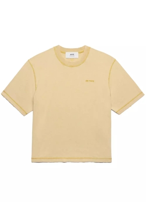 AMI Paris Fade Out T-shirt - Yellow