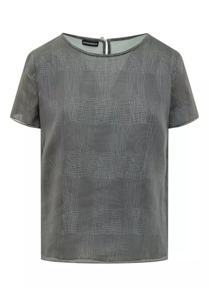 Emporio Armani short sleeve top - Grey