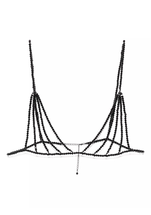 Maison Close cupless triangle bra - Black