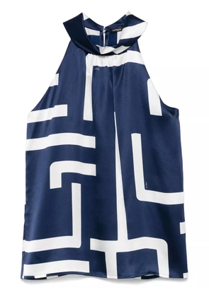 Kiton silk top - Blue